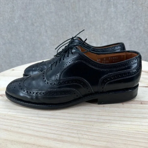 Allen Edmonds Fairhaven Leather Wingtip Brogue Oxford Dress Shoes Mens 8.5 D - Picture 2 of 15